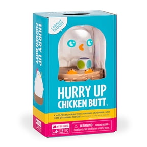 Exploding Kittens Hurry Up Chicken Butt 2-6 Players - Ages 4+ - 2 Minutes to Play - Hot Potato Style Card Game -Creative Kids Game, Perfect for Family Night Fun