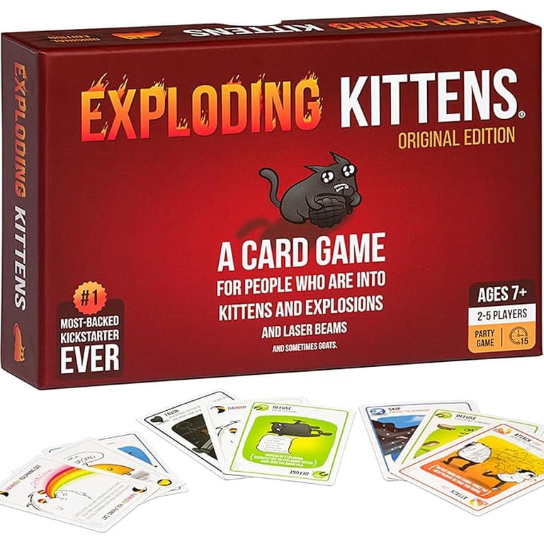Exploding Kittens Card Game Popsugar Tech Exploding Kittens Original