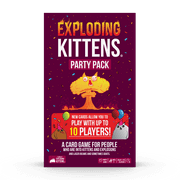 Exploding Kittens Party Pack - 2-10 Players - Ages 7+ 15 Minutes to Play - Ideal for Party, Family Game Night Walmart Exclusive