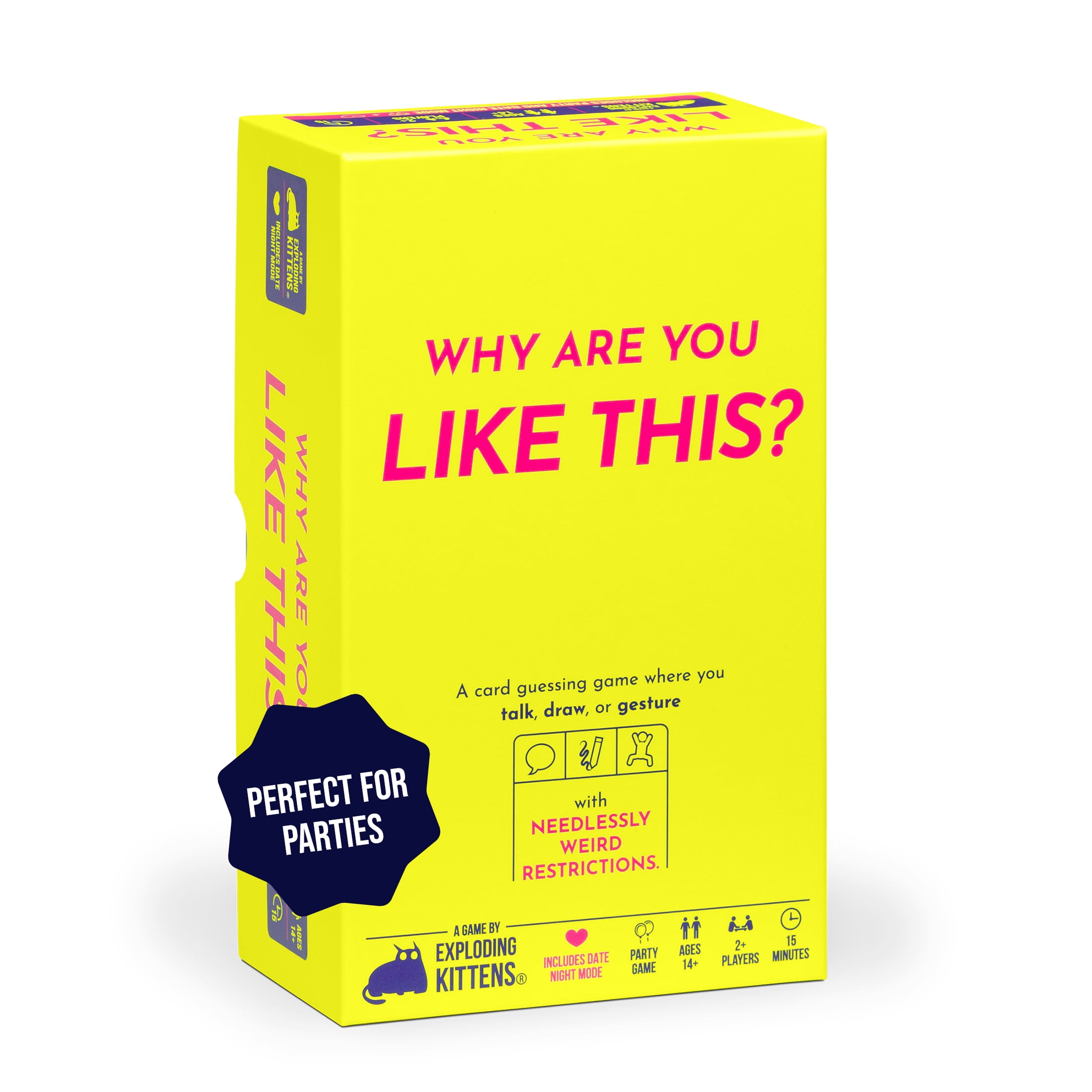 Exploding Kittens Presents: Why Are You Like This? A Silly Guessing Game of Talking, Drawing & Gesturing for Adults, Teens & Date Nights