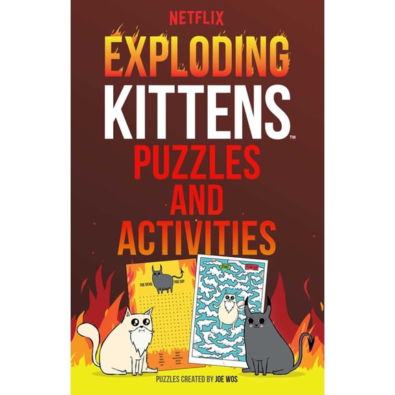 Exploding Kittens Puzzles and Activities, (Paperback)