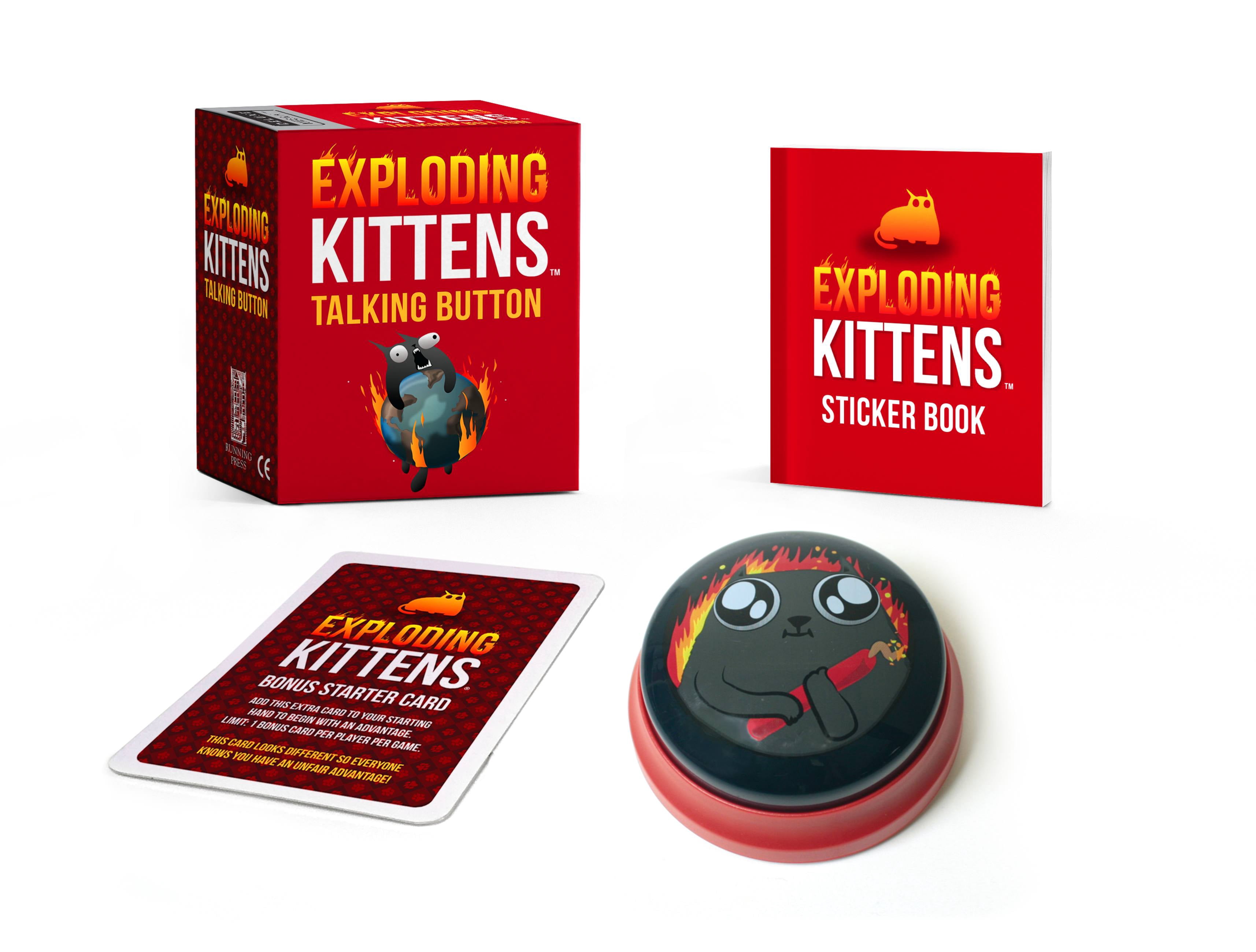 Exploding Kittens: Talking Button (RP Minis) - Walmart.com