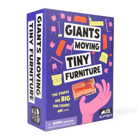 Exploding Kittens presents: Giants Moving Tiny Furniture - The High Stakes Party Game For Teams - Family Game - 3-8 Players Ages 7+ - Great for Adults, Teens, Kids