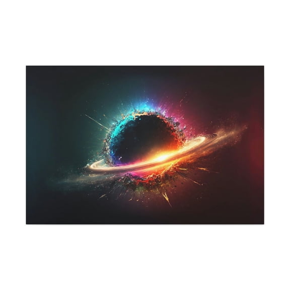 Exploding Planet Science Fiction Sci Fi Fantasy Wall Decor Unframed Paper Print