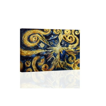 Exploding Tardis - CANVAS OR PRINT WALL ART