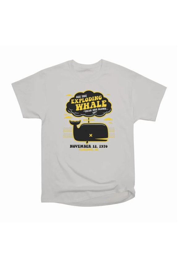Exploding Whale T-Shirt Tee Gift For Him Merch For Her Apparel For Friend