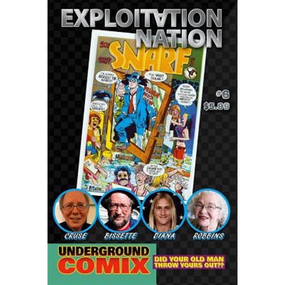 Exploitation Nation: Exploitation Nation #6: UNDERGROUND COMIX: Cover B (Paperback)