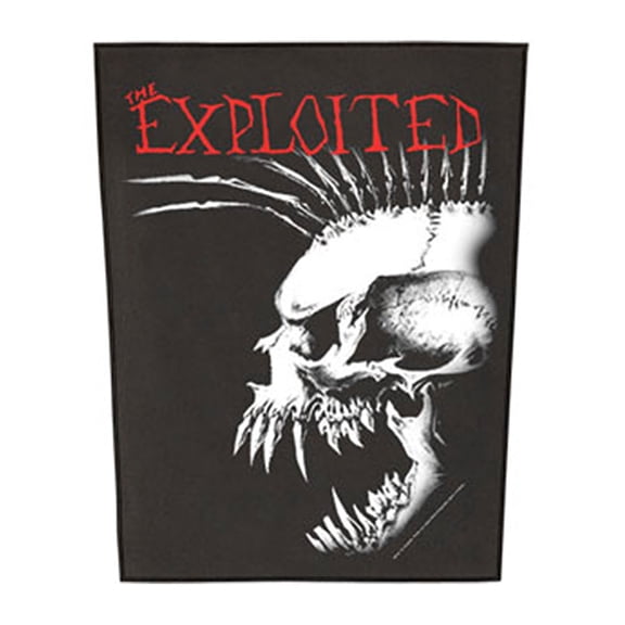 Exploited Men's Back Patch Black