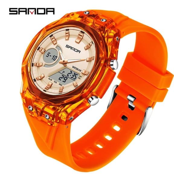 Explojoy Digital Sport Watch – Unisex Teen Waterproof Wristwatch with Alarm & Countdown Timer