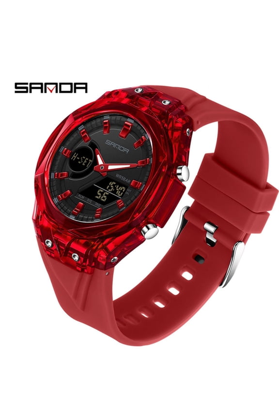 Digital Sport Watch – Unisex Teen Waterproof Wristwatch with Alarm & Countdown Timer