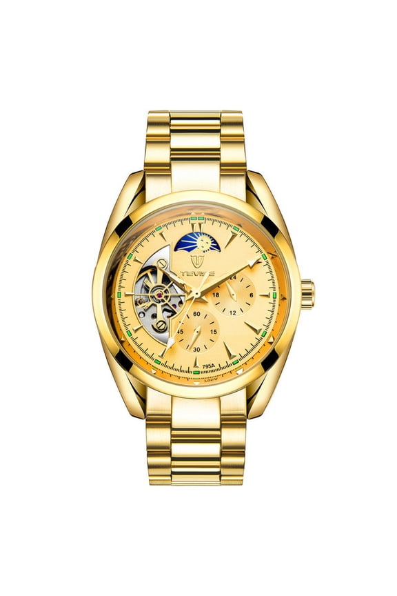 Luxury Automatic Watch for Men Luminous Tourbillon Clock Waterproof Mechanical Watch