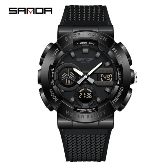 Explojoy Multi-Function Waterproof Digital Watch – Teenagers Sports Wristwatch with LED Backlight