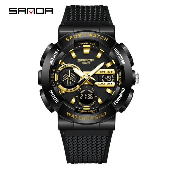 Explojoy Teen Digital Sports Watch – Waterproof Wristwatch with LED Light, Alarm & Stopwatch