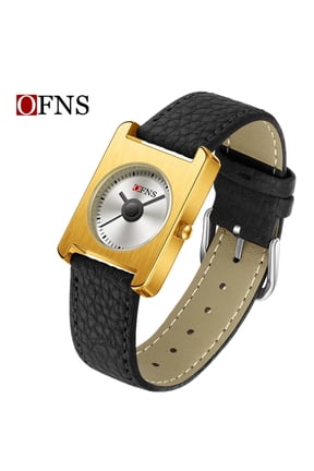 Trendy Women’s Quartz Watch – Waterproof Leather Strap, Fashion Casual Daily Timepiece