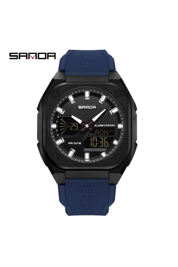 Waterproof Digital Sport Watch – Unisex Student Wristwatch with Alarm, Stopwatch, Multi-Function Display