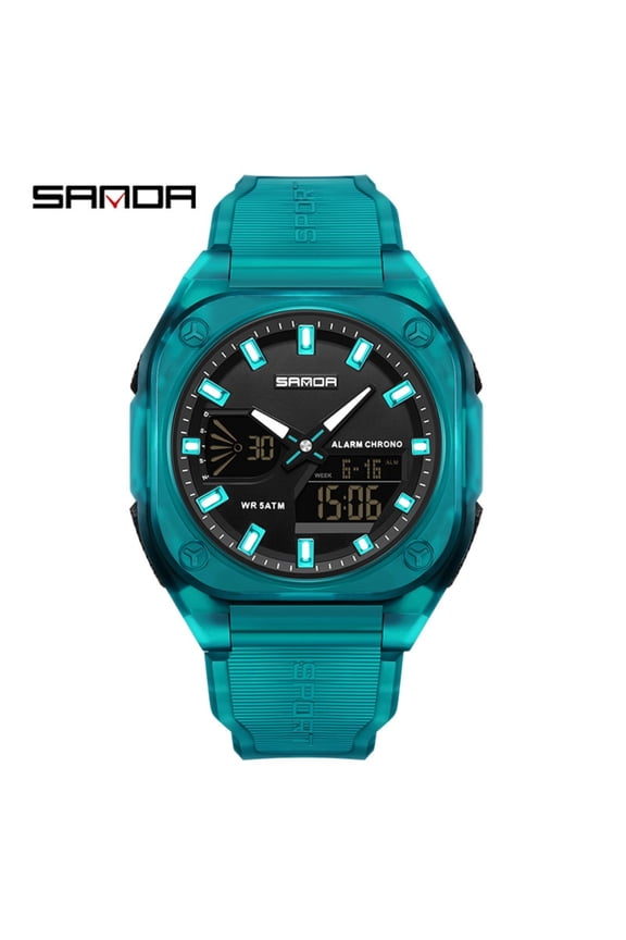 Waterproof Digital Sport Watch – Unisex Student Wristwatch with Alarm, Stopwatch, Multi-Function Display