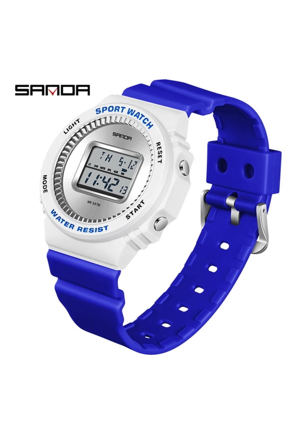 Waterproof Digital Sports Watch – Unisex Student Wristwatch, LED Backlight, Countdown Timer, Trendy Style