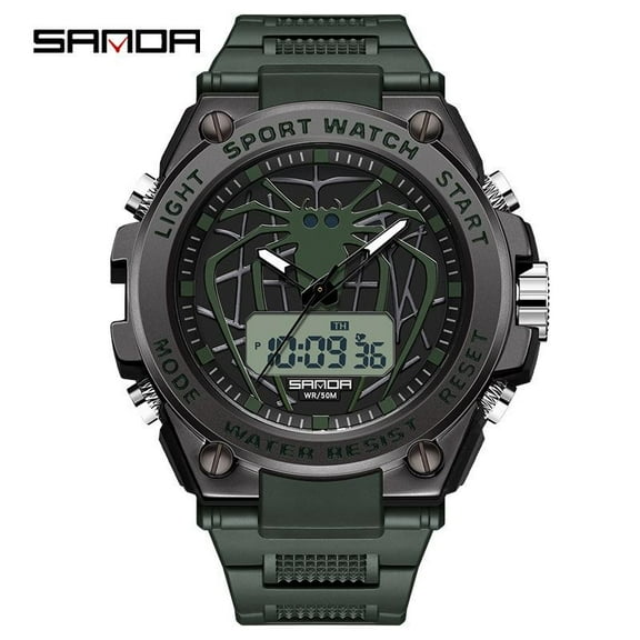 Explojoy Waterproof Digital Timepiece – Men's Style, Multi-Function Display, Rugged Metal Housing