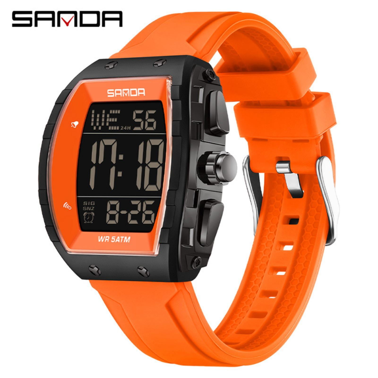 Explojoy Waterproof Sports Digital Watch – Student Barrel Shape ...