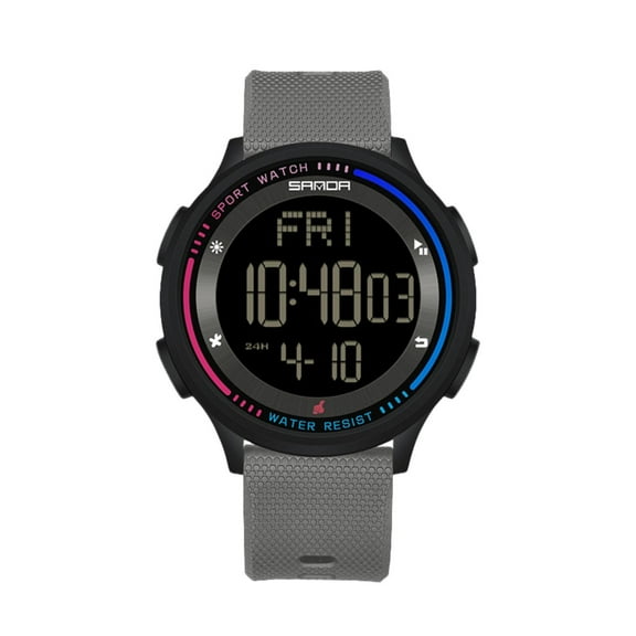 Explojoy Waterproof Sports Digital Watch for Teens – Big LED Display, Alarm, Night Light, Unisex Style