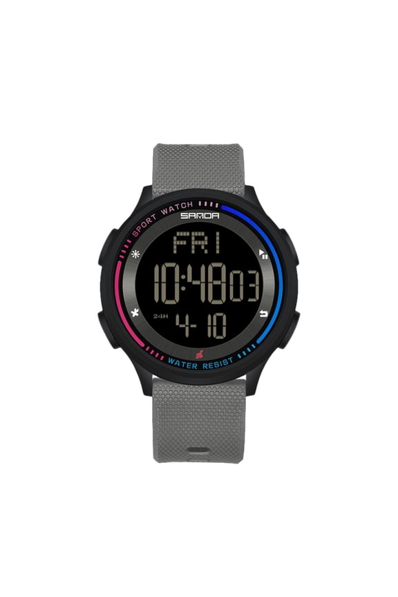 Waterproof Sports Digital Watch for Teens – Big LED Display, Alarm, Night Light, Unisex Style