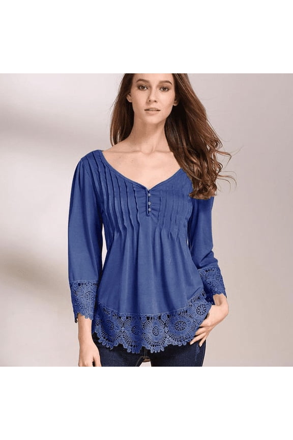 Explora Tops In Pretty Pintucks And Breezy Lace Details