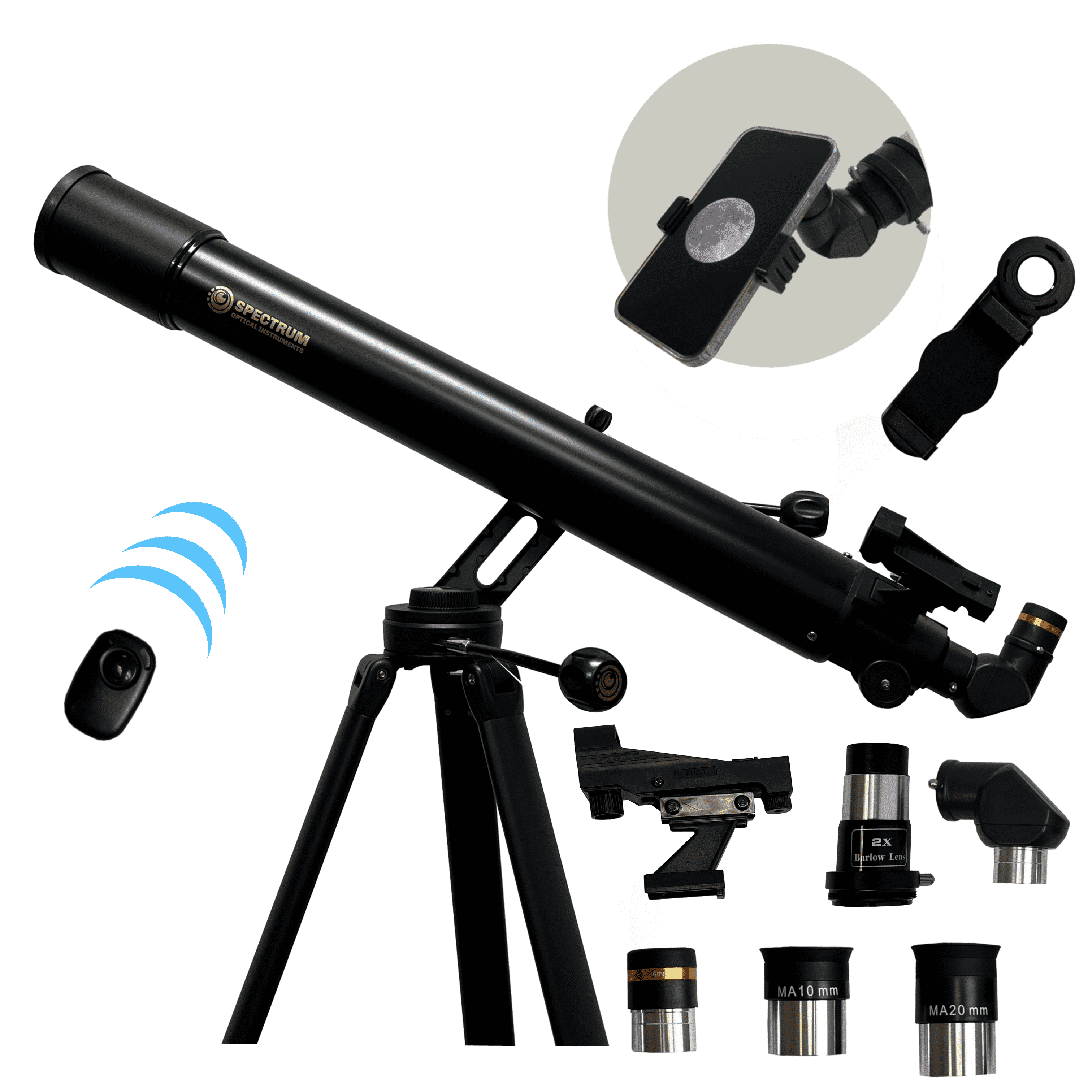 ExploraPro 80AZ 80mm Telescope with Slow Motion Control