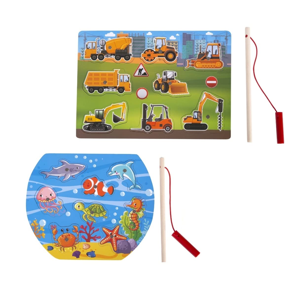 ExploraToy Fishing Puzzle EC36 Fishing Game Puzzle