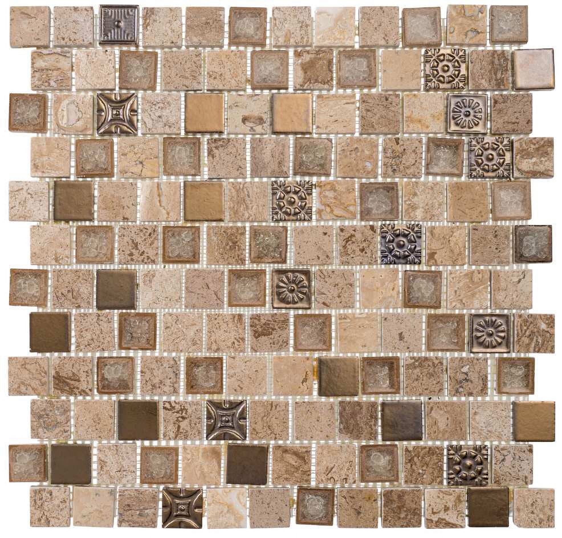 Exploration Italy Naples 1-in. Grid Mosaic Tile
