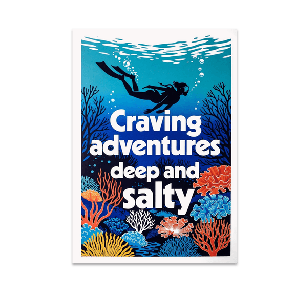 Exploratory Ocean Wall Art - Adventure Seeker - 13x19 Glossy Poster Print