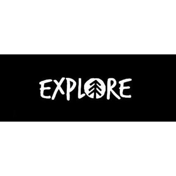 Explore 6 Inch Vinyl Car Decal – Cute Outdoor Adventure Sticker for Truck, Car, Tumbler, Cup, Laptop, Decor, Locker, Table, Window