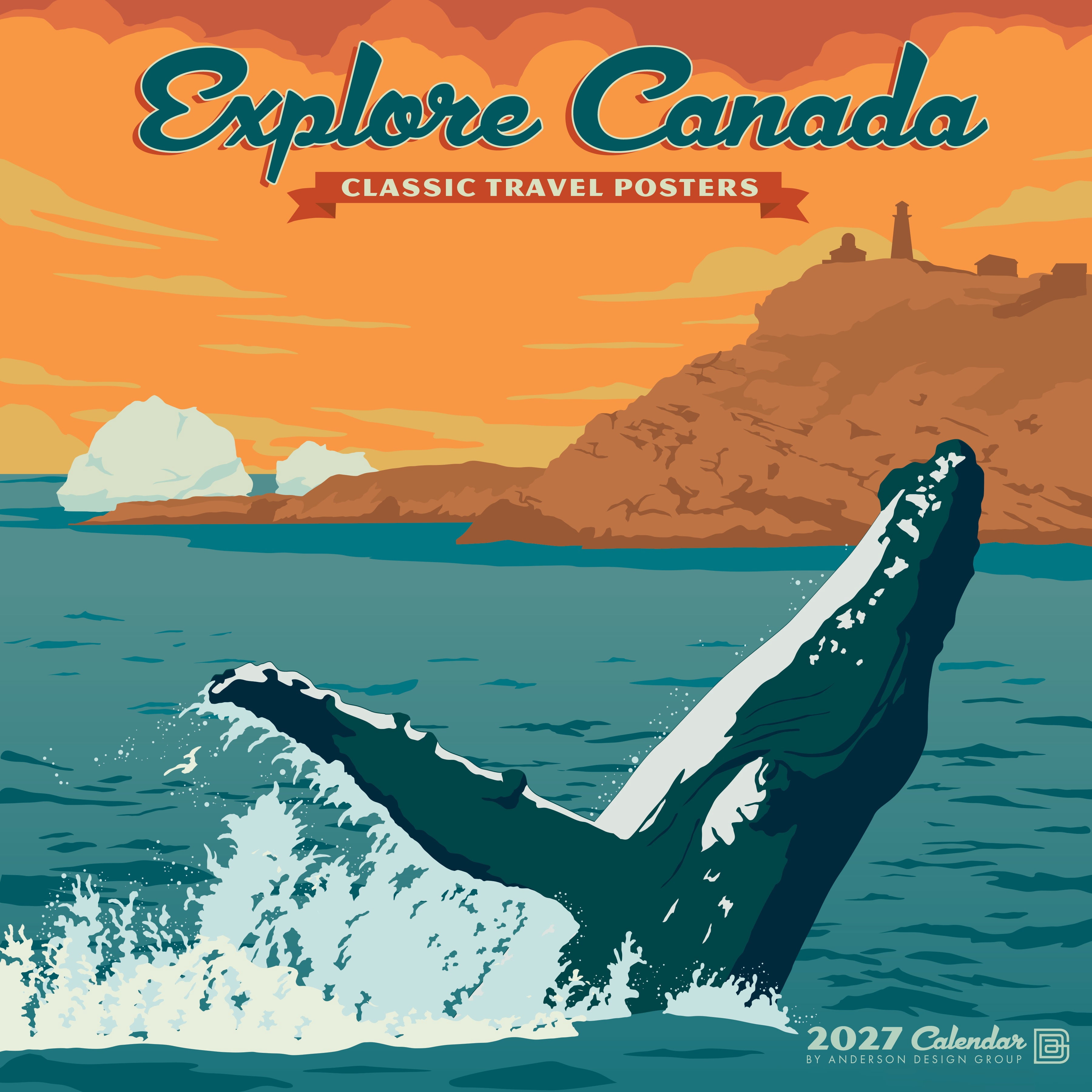 Willow Creek Press, Explore Canada (ADG) 2027 Wall Calendar