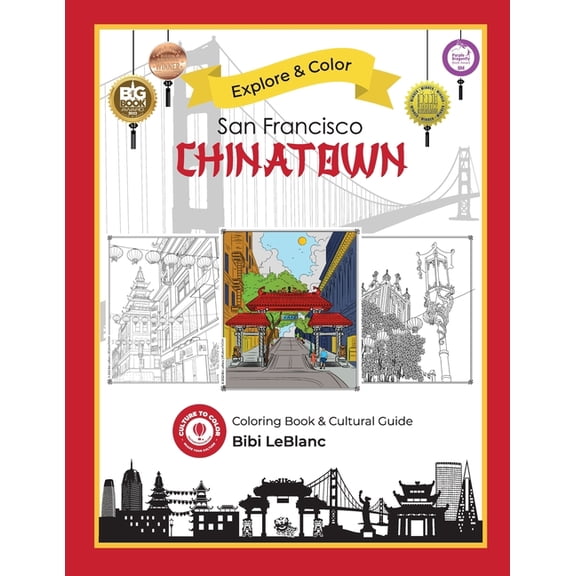 Explore & Color San Francisco Chinatown, (Paperback)