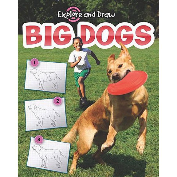 Pre-Owned Explore & Draw: Big Dogs, Drawing and Reading (Paperback)