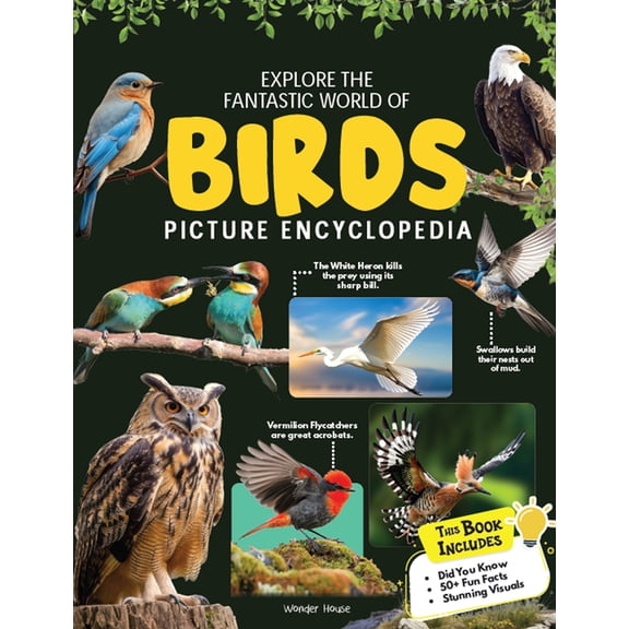 Explore Fantastic World of Birds Picture Encyclopedia, (Paperback)