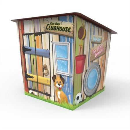 Explore Scientific - ExploreHut Clubhouse Playhouse - Brown