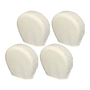 Explore Land Tire Covers 4 Pack - Tough Wheel Protector for Truck,SUV,Trailer,Camper,RV Universal Fits Tire Diameters 26-28.75 inches,White