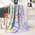 thumbnail image 1 of Explore Land Travel Flannel Blanket Plush & Cozy Bed Blanket for Winter Autumn,40x50 Inch Beautiful Bed Throw Blanket Christmas Birthday, 1 of 5