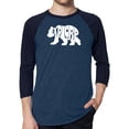 thumbnail image 1 of Explore - Men's Raglan Baseball Word Art T-Shirt, 1 of 2