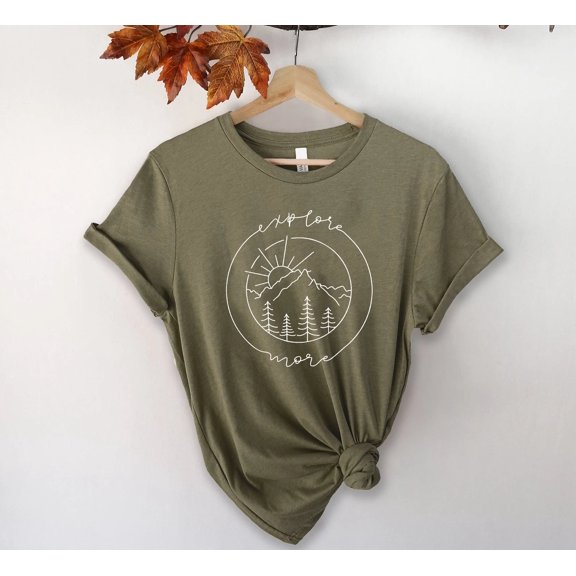 Explore More Shirt, Unisex T-shirt For Women & Men, Explore More View Circle Shirt, Travel