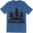 thumbnail image 1 of Explore Nature Camping Tourism Adventure Men's T-Shirt, 1 of 4