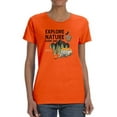 thumbnail image 1 of Explore Nature Every Day Shaped T-Shirt Women -Image by Shutterstock, Female Medium, 1 of 4