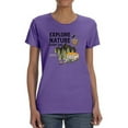 thumbnail image 1 of Explore Nature Every Day Shaped T-Shirt Women -Image by Shutterstock, Female XX-Large, 1 of 4