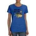 thumbnail image 1 of Explore Nature Every Day Shaped T-Shirt Women -Image by Shutterstock, Female x-Large, 1 of 4