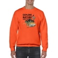 thumbnail image 1 of Explore Nature Every Day Sweatshirt Men -Image by Shutterstock, Male 5X-Large, 1 of 4