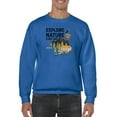 thumbnail image 1 of Explore Nature Every Day Sweatshirt Men -Image by Shutterstock, Male XX-Large, 1 of 4