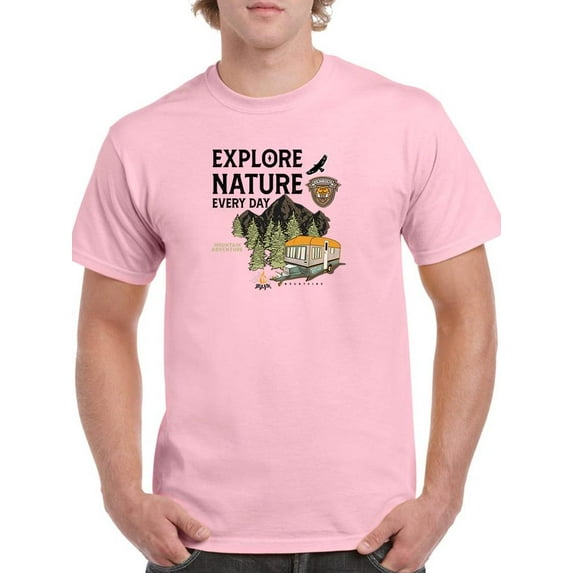 Explore Nature Every Day T-Shirt Men -Image by Shutterstock, Male 4X-Large