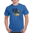 thumbnail image 1 of Explore Nature Every Day T-Shirt Men -Image by Shutterstock, Male Large, 1 of 4