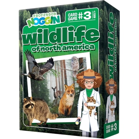 Explore North American Wildlife with Professor Noggin's Card Game - Fun and Educational!