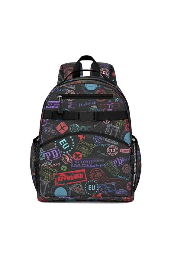 Explore School Backpack Adjustable Padded Straps Chest Strap Water-Resistant Bookbag For Elementary Students